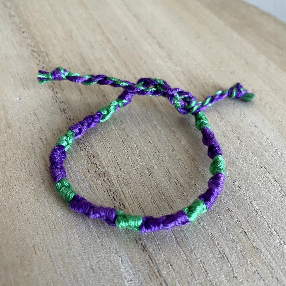 Kamila Bracelet, anklet, trendy, comfortable, tie, embroidery thread, woven, gif